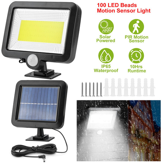 Solar Powered Wall Lights Outdoor Motion Sensor Lamp IP65 Waterproof Dusk to Dawn Sensor Light for Front Door Deck