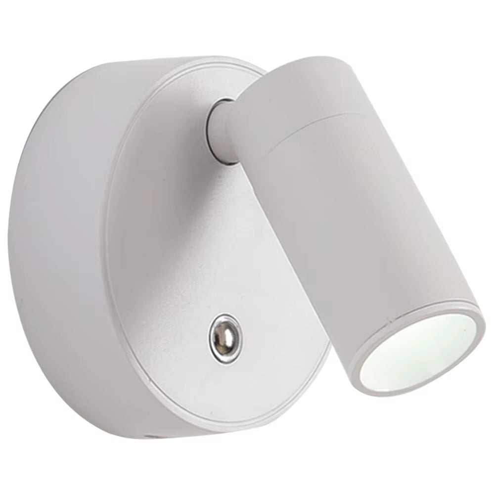 Adjustable Wall Light USB Rechargeable 1800Mah LED Wall Sconces Light COB 3W LED Wall Light Backlight Indoor Lighting Room Decor