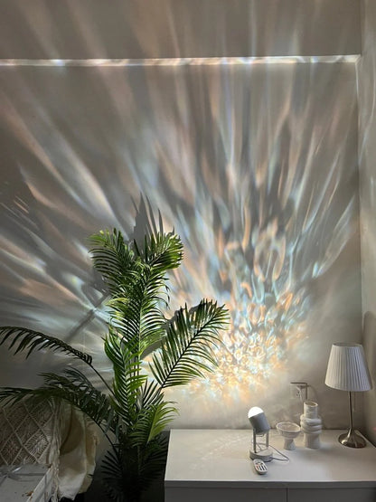 Ripple Projector Decorative Table Lamp - Creative Modern Ambient Night Light