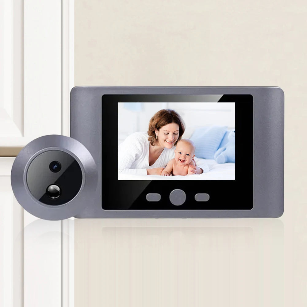 Mini Peephole Smart Wireless Door Viewer Camera PIR Motion Detection Smart Peephole Video Doorbell 2000Mah Digital Door Viewer