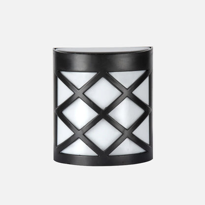 Gigalumi Grid Solar Fence Lights Set (8 Pack)
