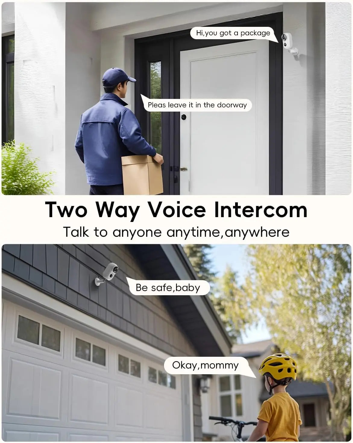 APP F5 Security Cameras Wireless Outdoor with Magnetic Mount, Battery Powered, 2.4G Wifi ,3MP Color Night Vision