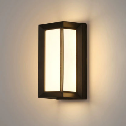 LED Outdoor Wall Light, IP54 Waterproof LED Outdoor Wall Light,4000K Neutral White LED Rectangle Wall Ceiling Light, LED Outdoor