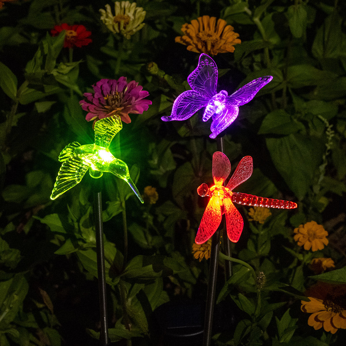 Gigalumi Solar Friends Garden Stakes Set (3&6 Pack)