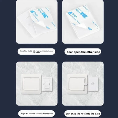 Wireless Control Light Switch off Tool Automatic Button Indoor Light Switch Button Portable Smart Wireless Control Button