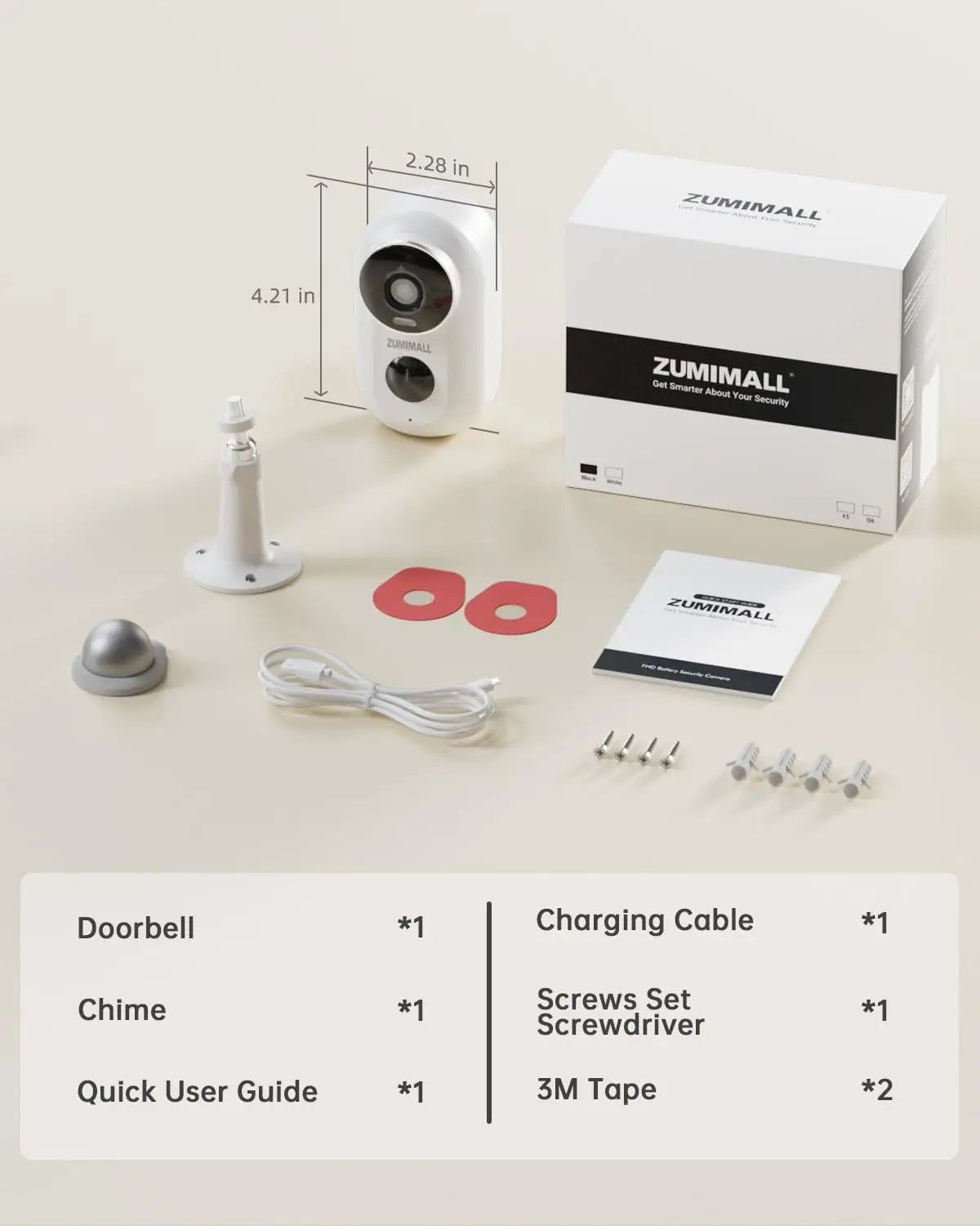 APP F5 Security Cameras Wireless Outdoor with Magnetic Mount, Battery Powered, 2.4G Wifi ,3MP Color Night Vision