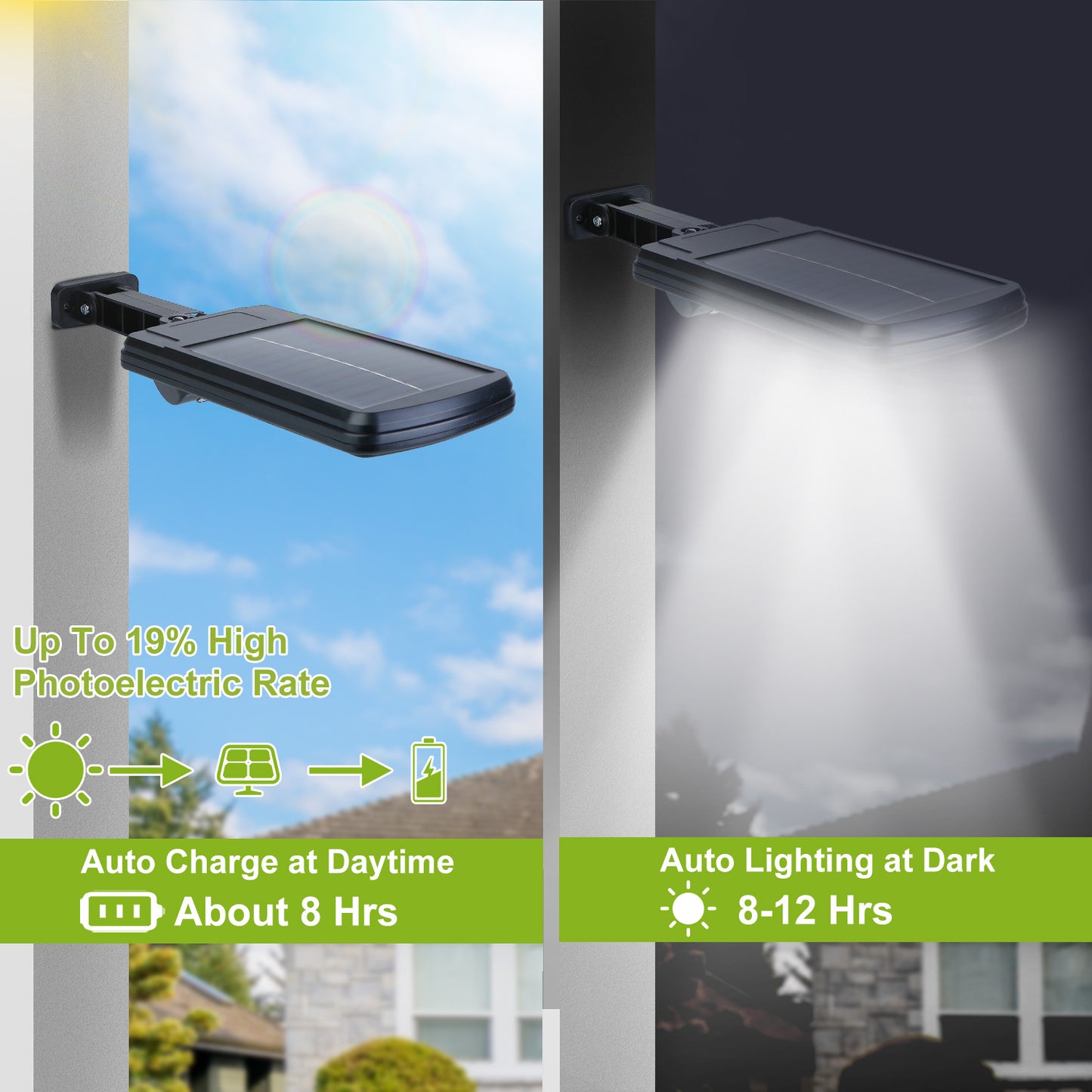 1Pc 450W 300W 200W Solar Powered Motion Sensor Wall Lights Outdoor IP65 Waterproof 3 Modes with Remote Control for Street Front Door Deck
