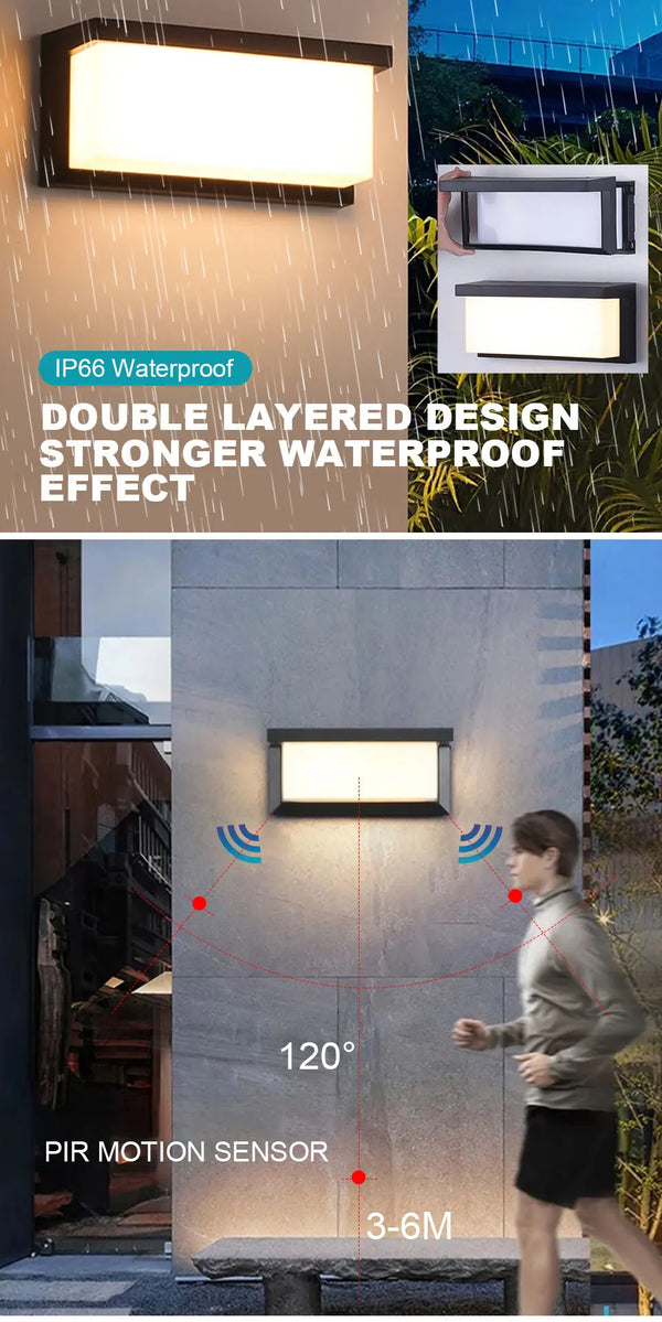 LED Wall Light Motion Sensor